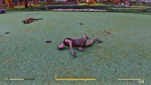 Kill unruly golfer feral ghouls at Whitespring  [x/10]