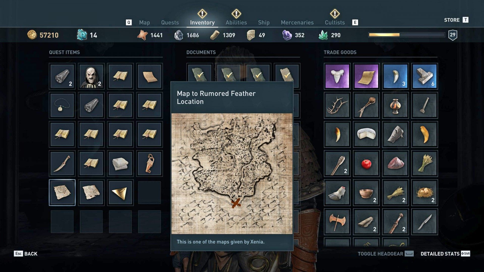 Ассасин одиссея перо. Лесной склад Assassins Odyssey сокровища. Map Quest item. Sunken список всех предметов. Quest item image.
