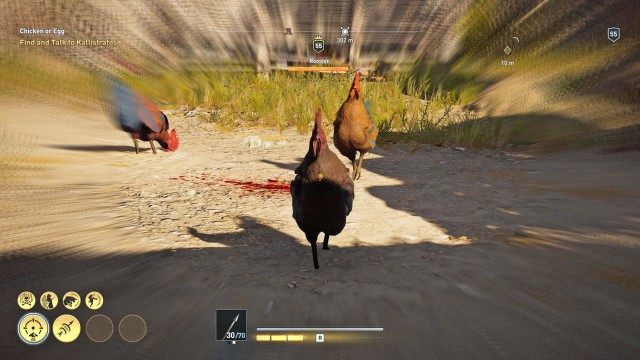 Kill the giant chickens