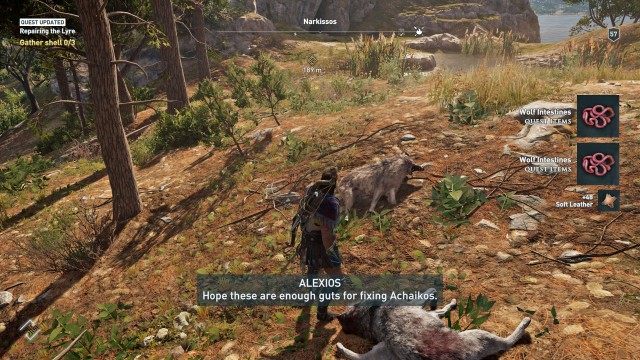Repairing the Lyre, Assassin's Creed Odyssey Quest