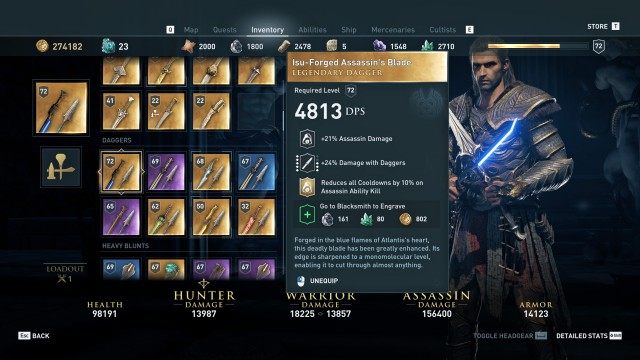 Craft a legendary weapon at the Forge of Atlantis