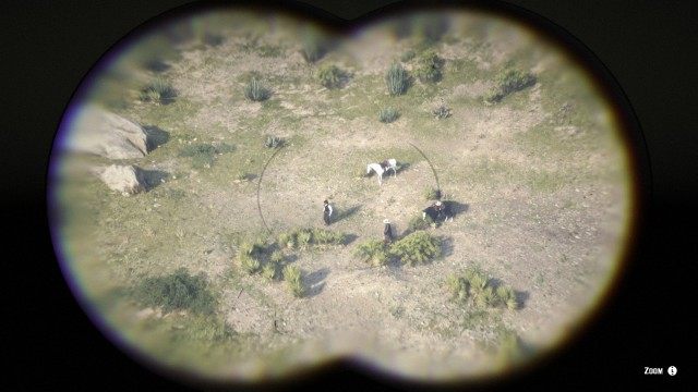 Go to the observation position / Use the binoculars