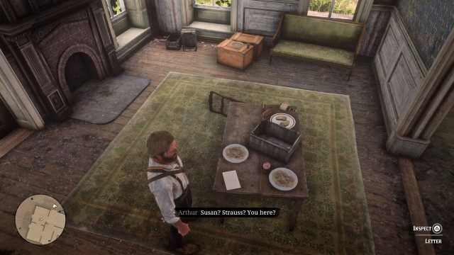 Search both floors of the mansion for signs of the gang