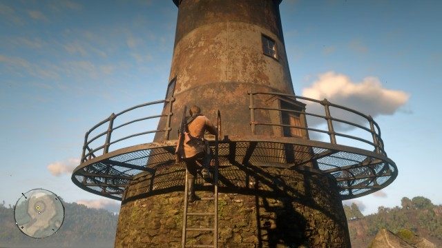 Go to the top of the lighthouse