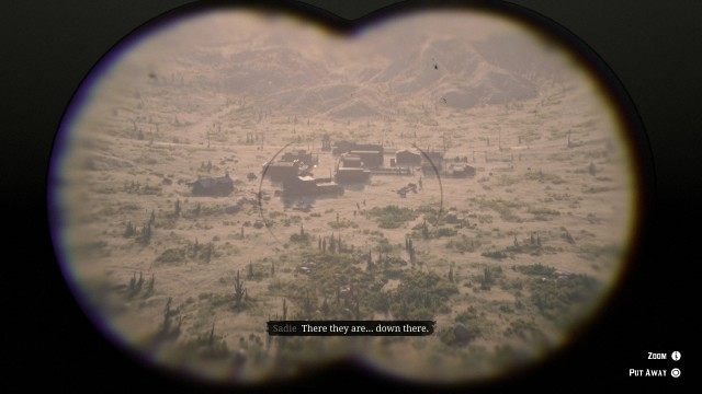 Use Binoculars or a weapon scope to survey Armadillo
