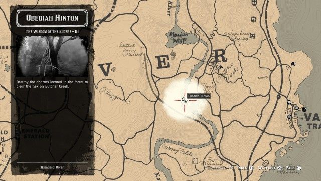 Destroy the cursed charms near Butcher Creek (Part III)