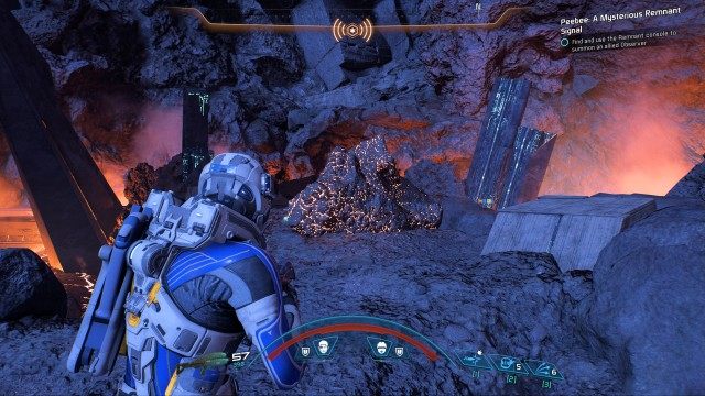 Find and use the Remnant console to summon an allied Observer