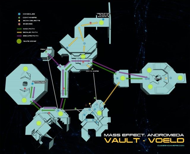 Map of the Remnant vault on Voeld