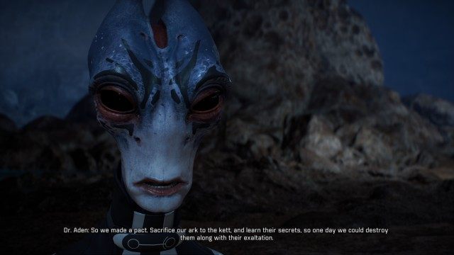 Speak to the imposter in Kadara's caves