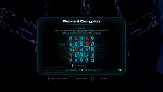 Remnant Decryption Puzzle Solutions