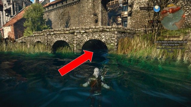 (Optional) Find an entrance into the sewers outside Novigrad.