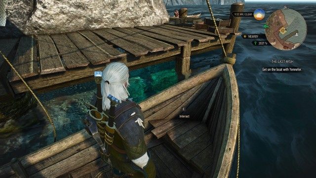 Get on the boat with Yennefer.