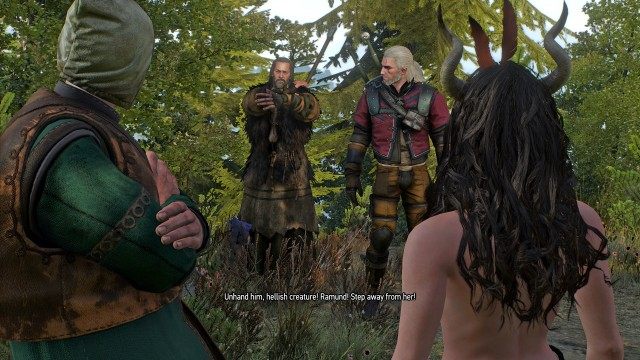 Search the woods for the missing apprentice and some pimpernel using your Witcher Senses. / (Optional) Kill the succubus.