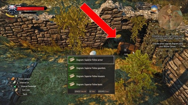 The Witcher 3: Enhanced Feline Boots Location - YouTube