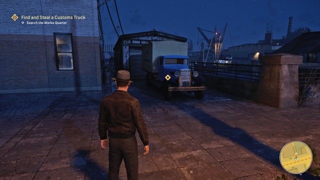 Find and Steal a Customs Truck