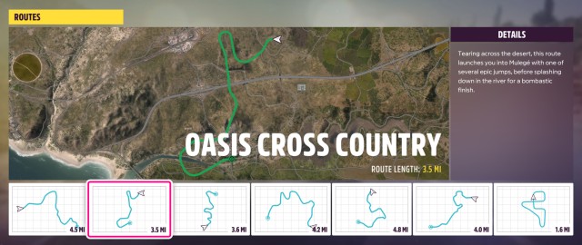 Oasis Cross Country