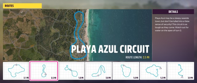 Playa Azul Circuit