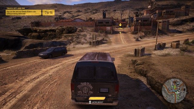 Spy on the second Death Riders van without being detected [0 - 100%]