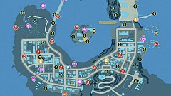 Bay City, Destroy All Humans! 2 Map
