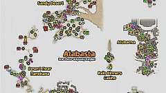 Alabasta, One Piece Odyssey Map