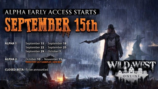 Start date of Wild West Online alpha tests announced