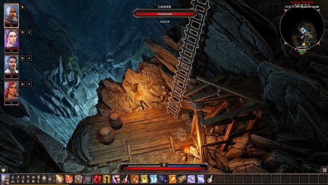 Ladder Back to Caverns
