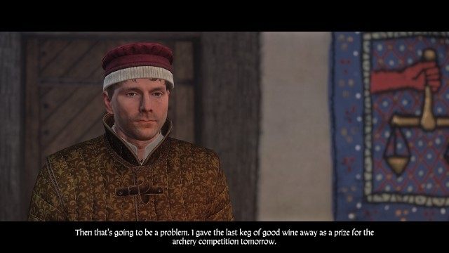 Buy wine from the merchant in Rattay.