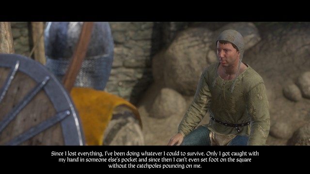 The vagabond in Rattay has a job for me.