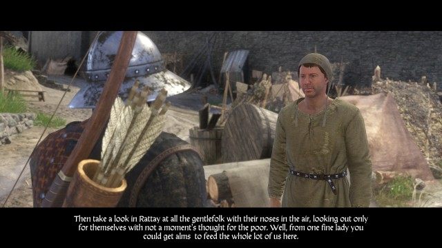 The vagabond in Rattay has a job for me.